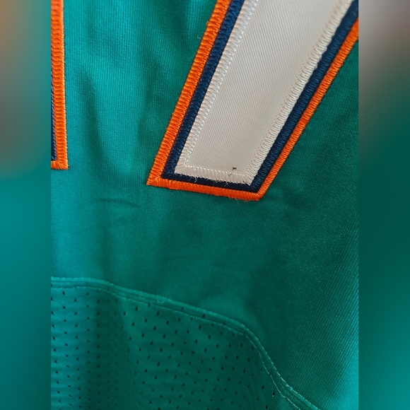 ❗NWT Ryan Tannehill 17 Miami Dolphins Men's Teal Football Jersey Size 56 3XL - Picture 4 of 8